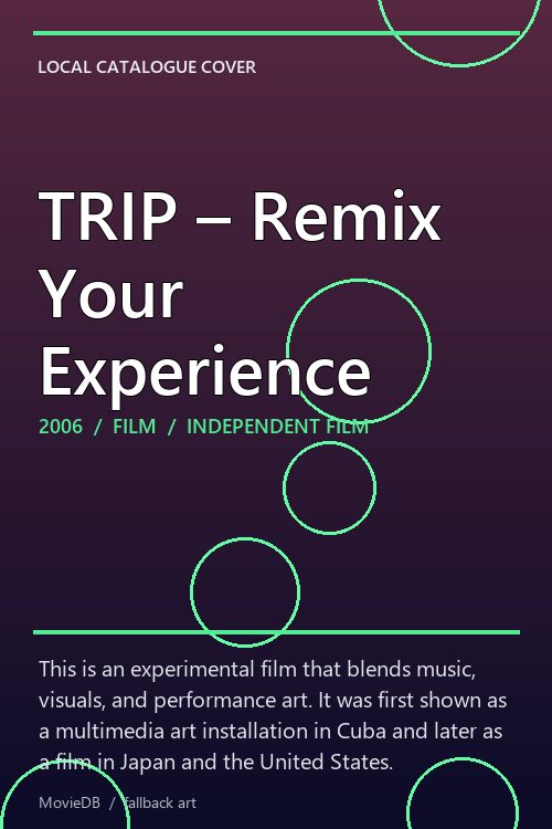 TRIP – Remix Your Experience poster