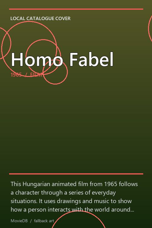 Homo Fabel poster
