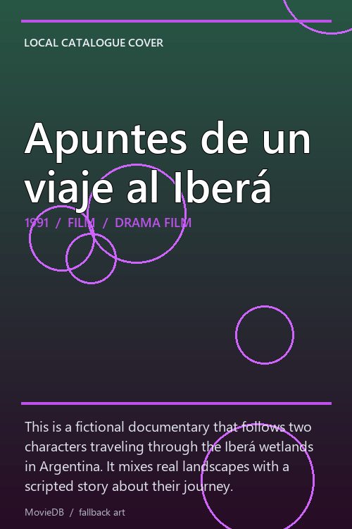 Apuntes de un viaje al Iberá poster