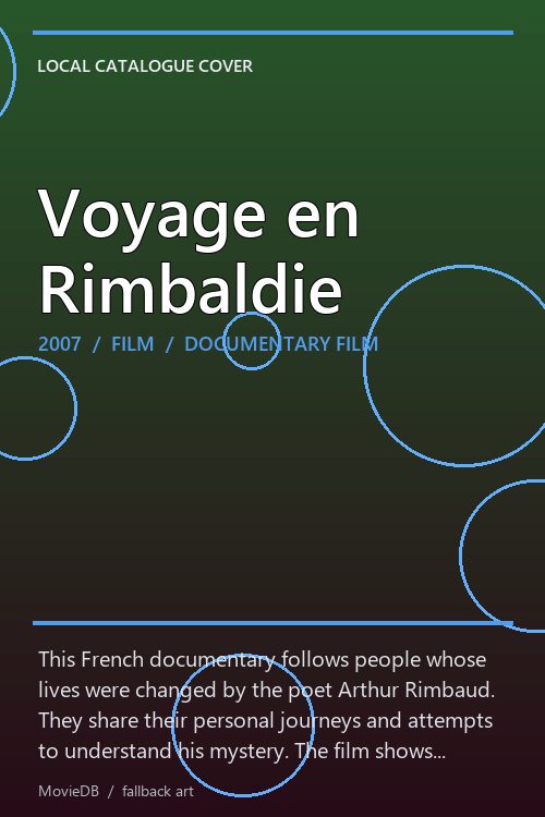 Voyage en Rimbaldie poster
