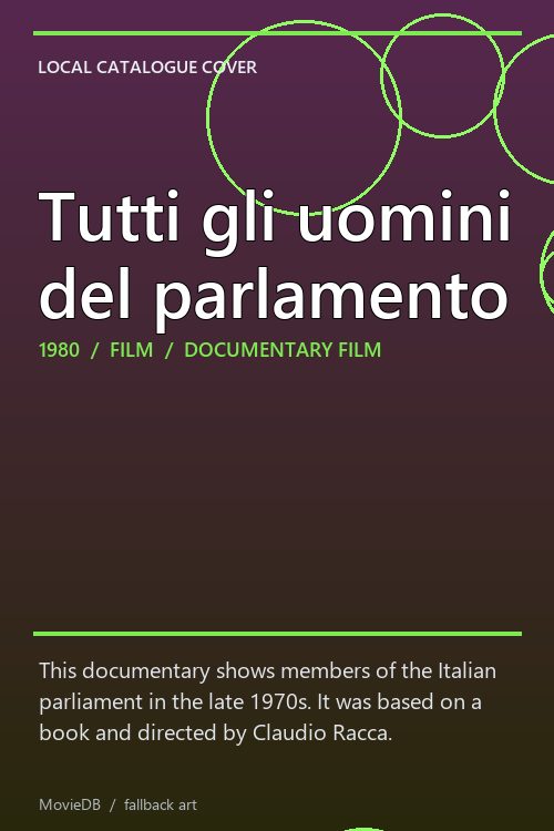 Tutti gli uomini del parlamento poster