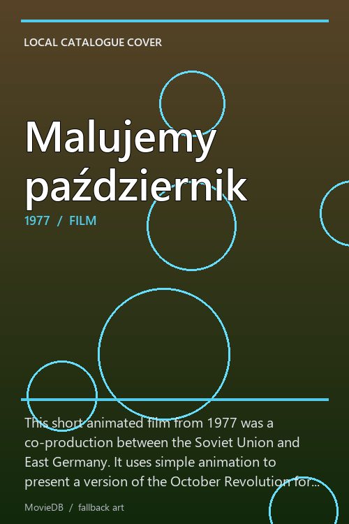 Malujemy październik poster