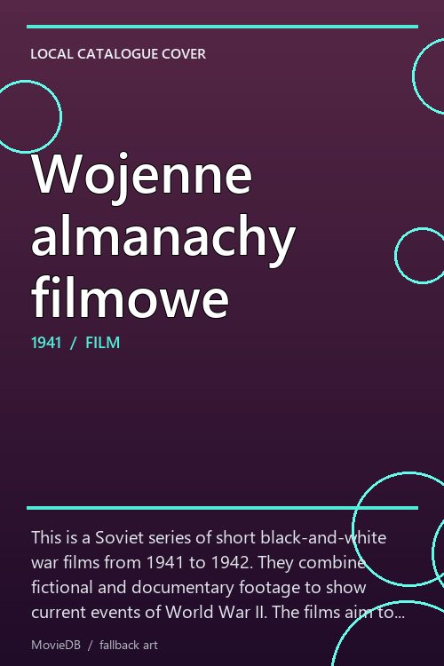 Wojenne almanachy filmowe poster