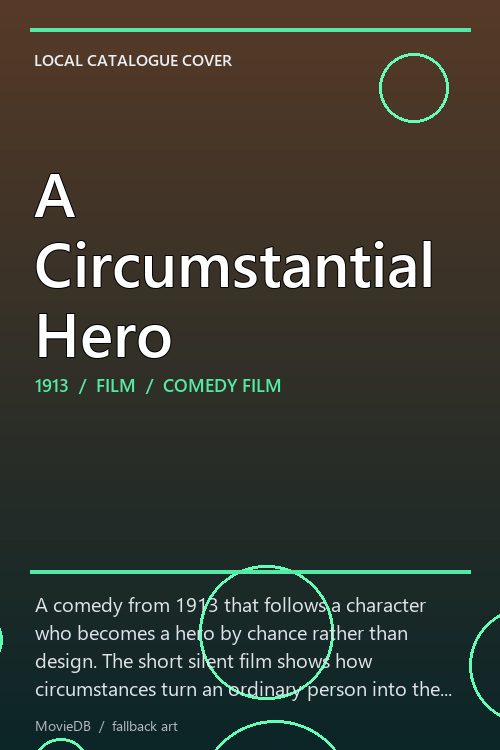 A Circumstantial Hero poster