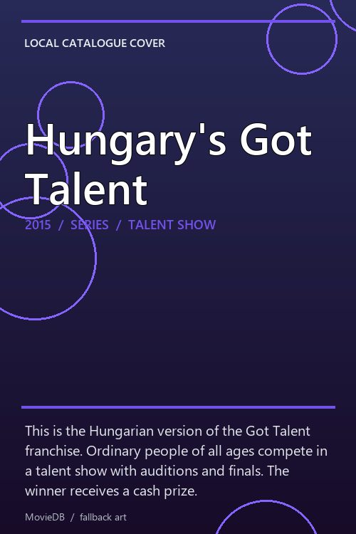 Hungary's Got Talent poster