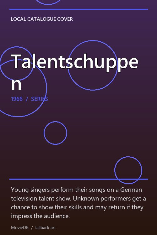 Talentschuppen poster