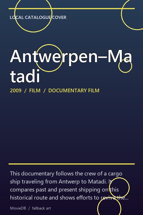 Antwerpen–Matadi poster