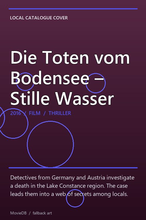 Die Toten vom Bodensee – Stille Wasser poster