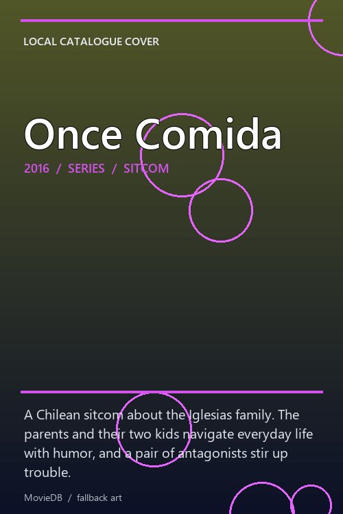 Once Comida poster