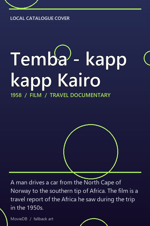 Temba - kapp kapp Kairo poster