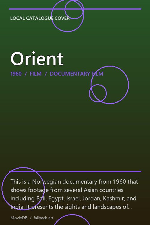 Orient poster
