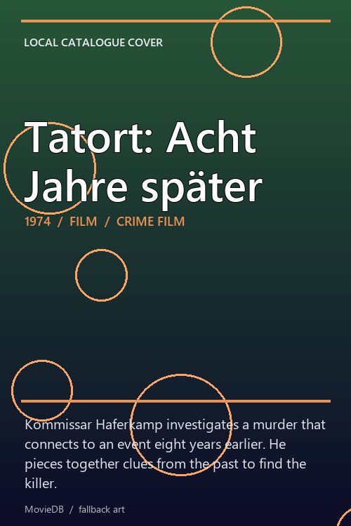Tatort: Acht Jahre später poster