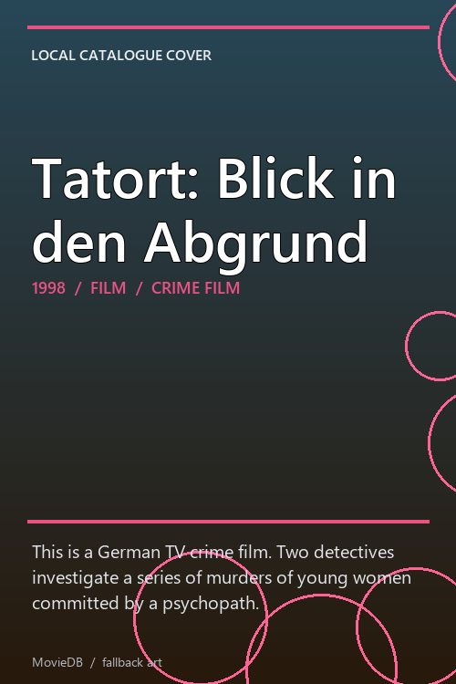 Tatort: Blick in den Abgrund poster