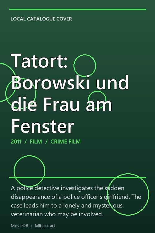 Tatort: Borowski und die Frau am Fenster poster