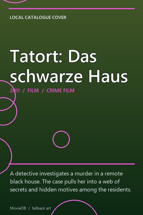 Tatort: Das schwarze Haus poster