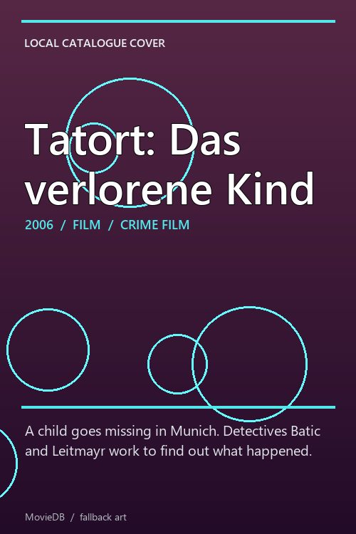 Tatort: Das verlorene Kind poster