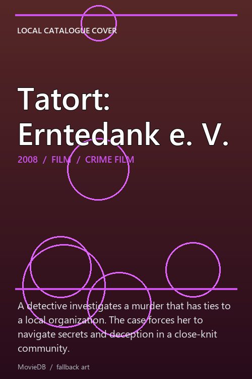 Tatort: Erntedank e. V. poster