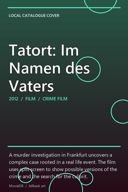 Tatort: Im Namen des Vaters poster