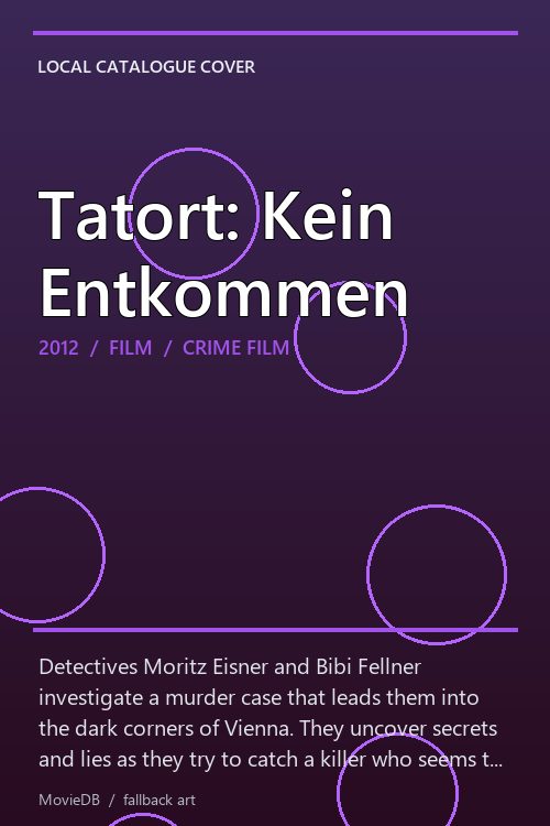 Tatort: Kein Entkommen poster