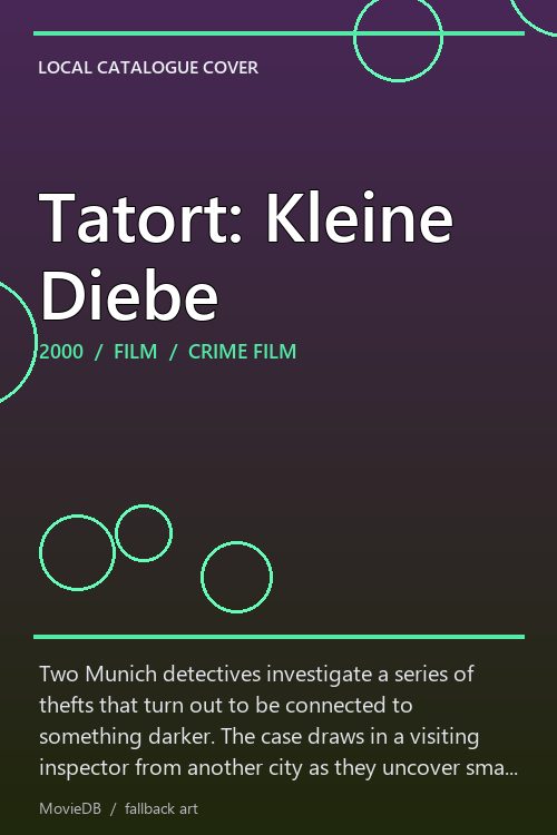 Tatort: Kleine Diebe poster