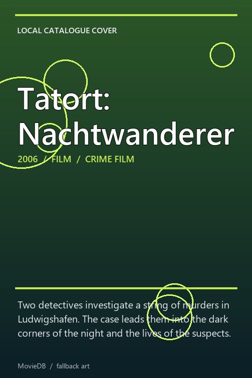 Tatort: Nachtwanderer poster