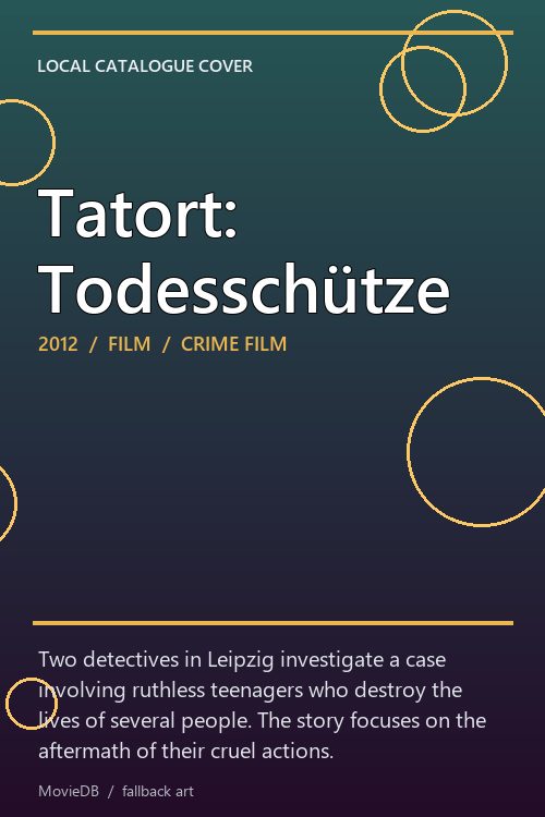 Tatort: Todesschütze poster