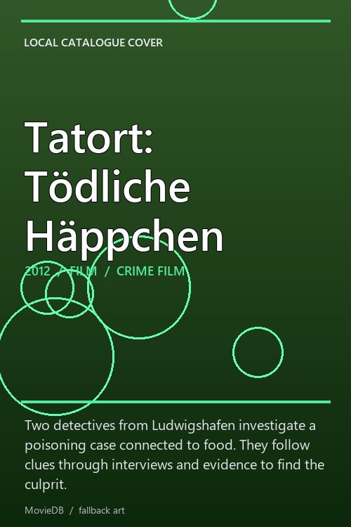 Tatort: Tödliche Häppchen poster