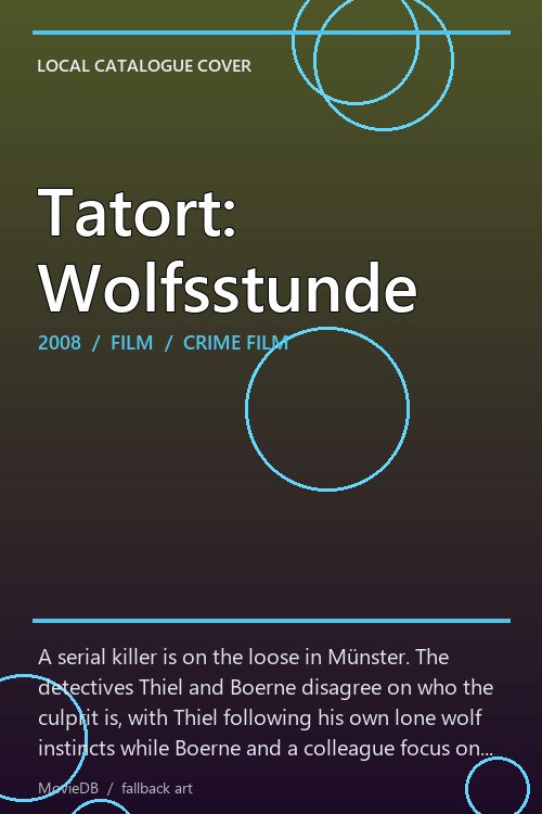 Tatort: Wolfsstunde poster