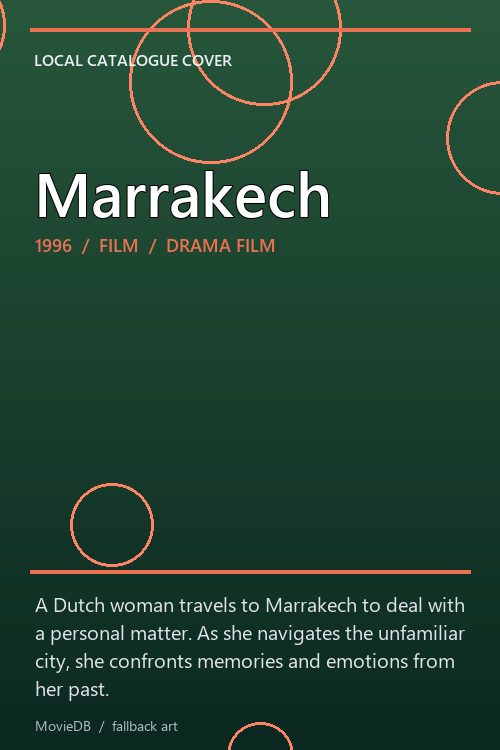 Marrakech poster