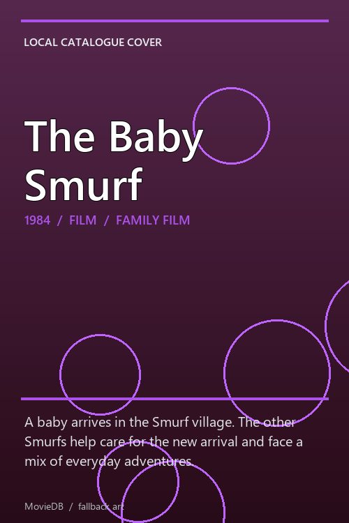 The Baby Smurf poster