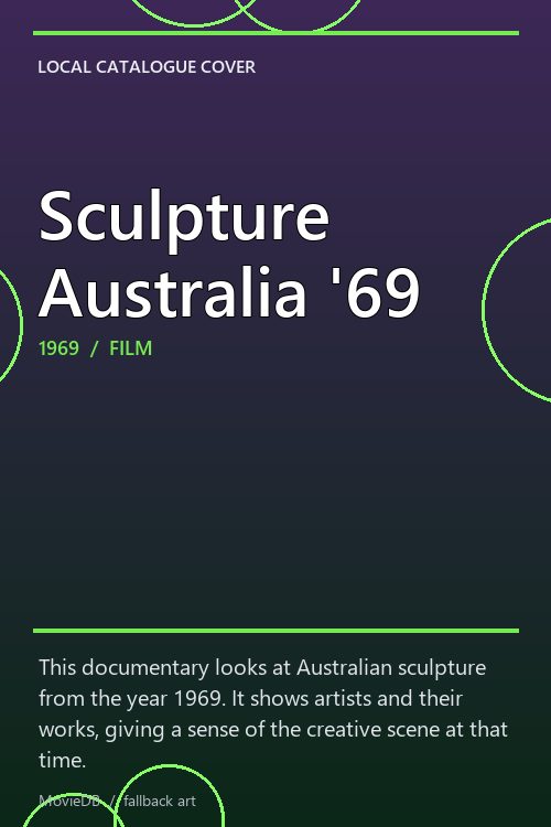 Sculpture Australia '69 poster