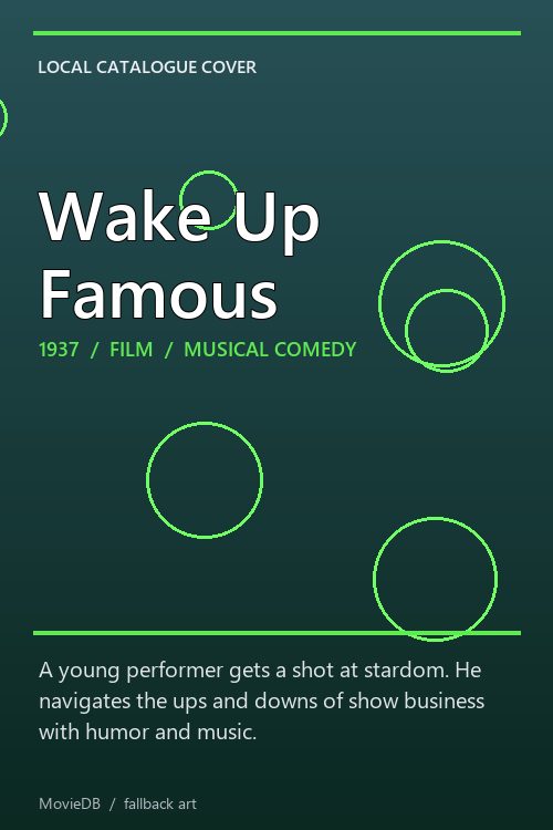 Wake Up Famous poster