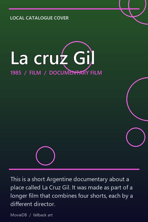 La cruz Gil poster