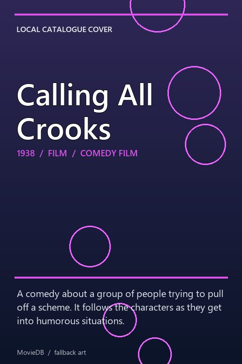 Calling All Crooks poster