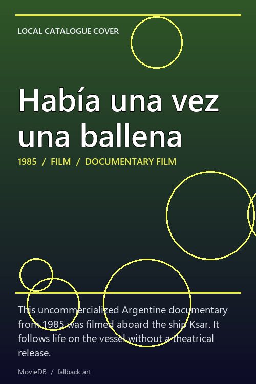 Había una vez una ballena poster