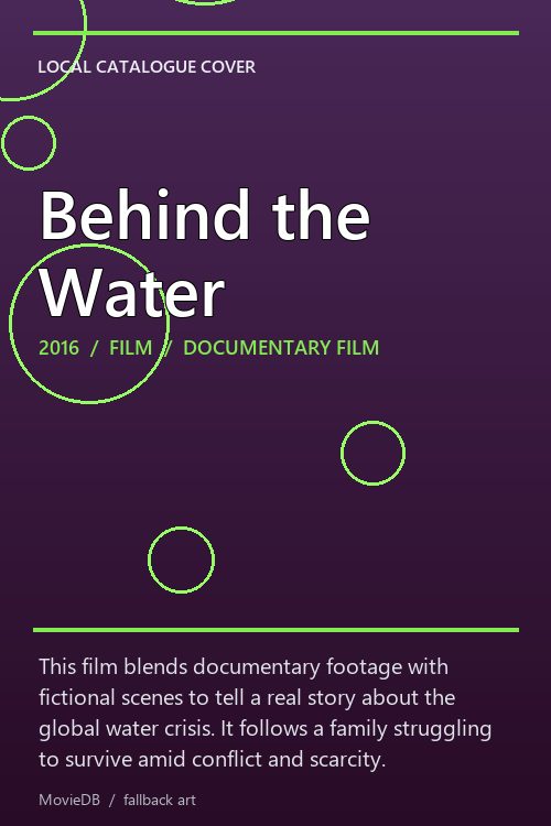 Behind the Water poster