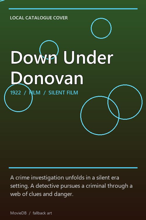 Down Under Donovan poster