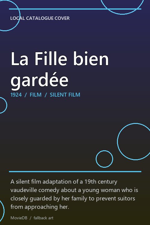La Fille bien gardée poster