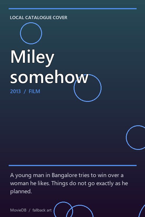 Miley somehow poster