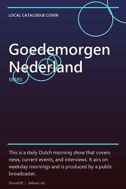 Goedemorgen Nederland poster