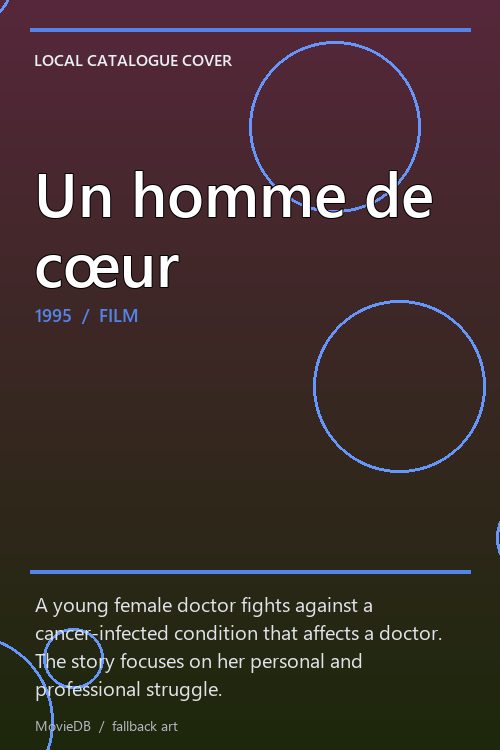 Un homme de cœur poster