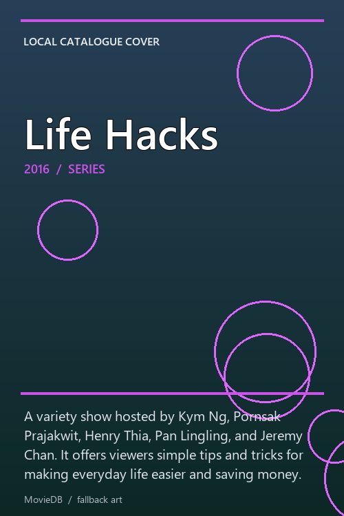 Life Hacks poster