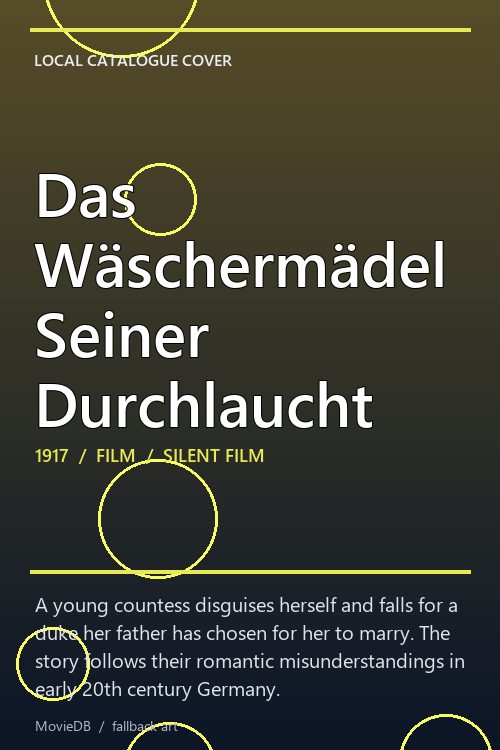 Das Wäschermädel Seiner Durchlaucht poster