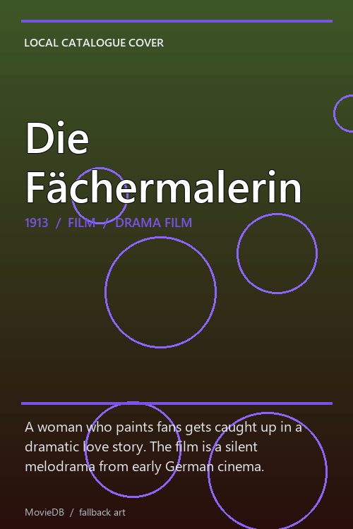 Die Fächermalerin poster
