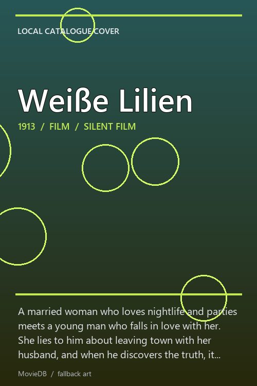 Weiße Lilien poster