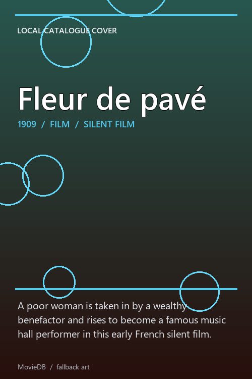 Fleur de pavé poster