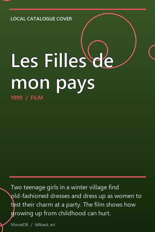 Les Filles de mon pays poster