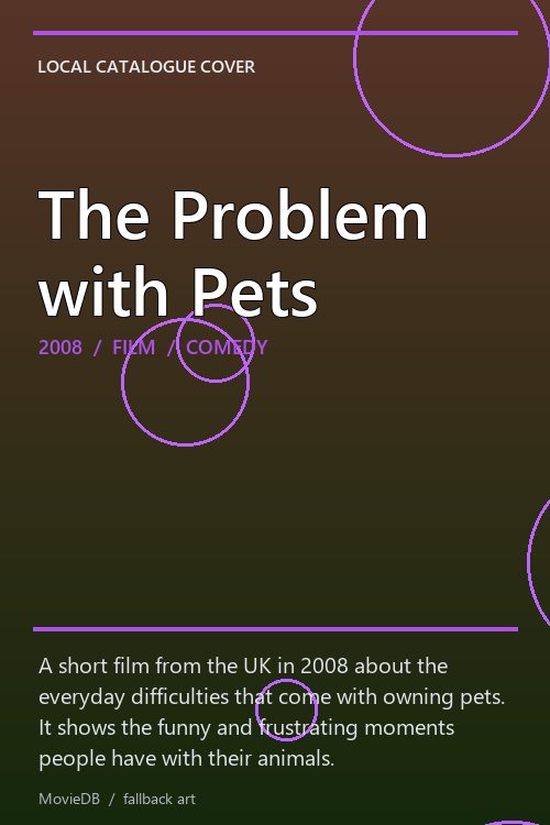 The Problem with Pets poster