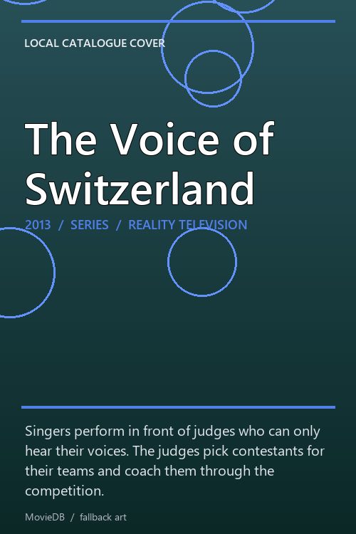 The Voice of Switzerland poster