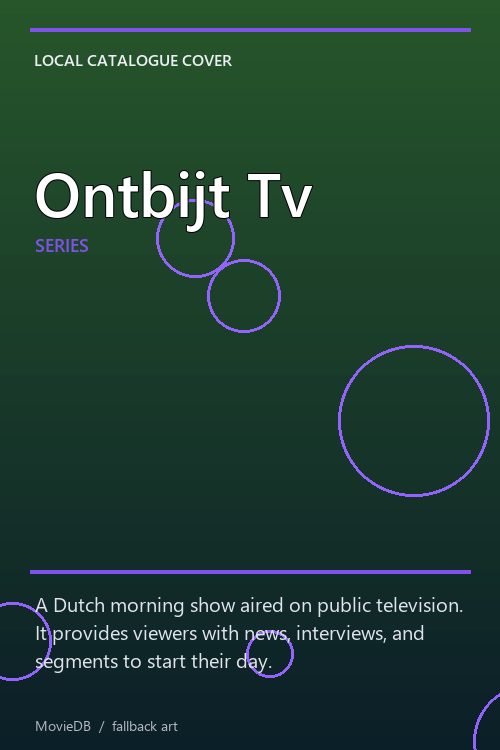 Ontbijt Tv poster